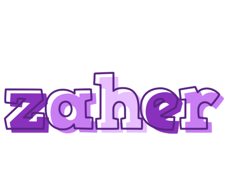 Zaher sensual logo