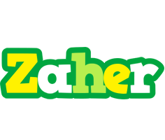 Zaher soccer logo