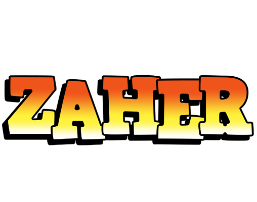 Zaher sunset logo