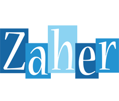 Zaher winter logo