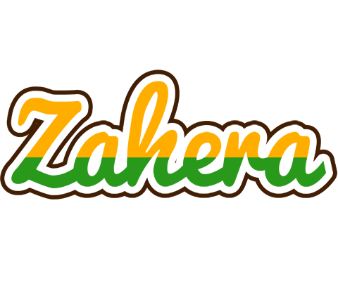 Zahera banana logo
