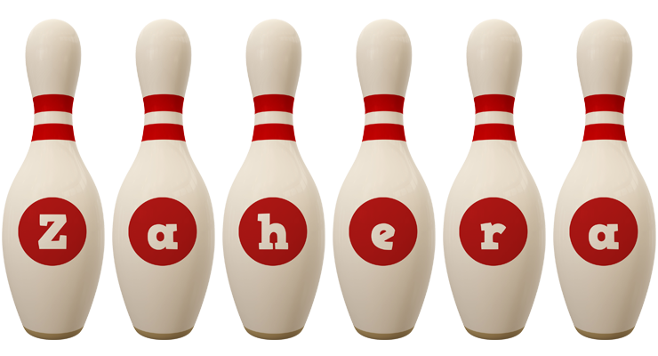 Zahera bowling-pin logo