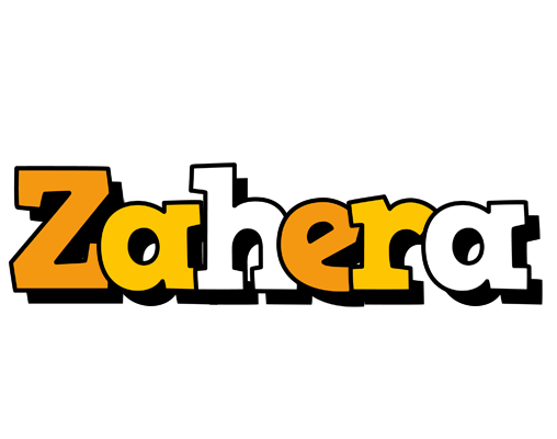Zahera cartoon logo