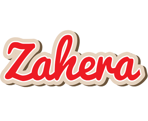 Zahera chocolate logo