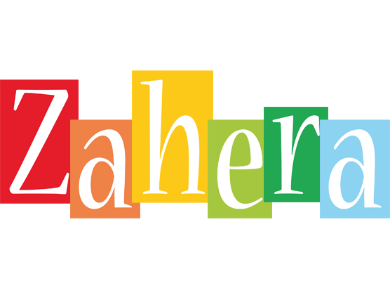 Zahera colors logo
