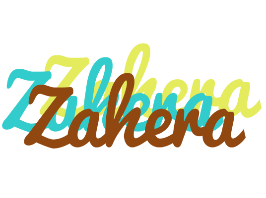 Zahera cupcake logo