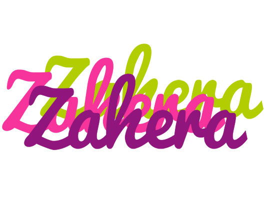 Zahera flowers logo