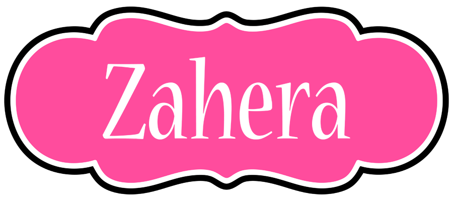 Zahera invitation logo