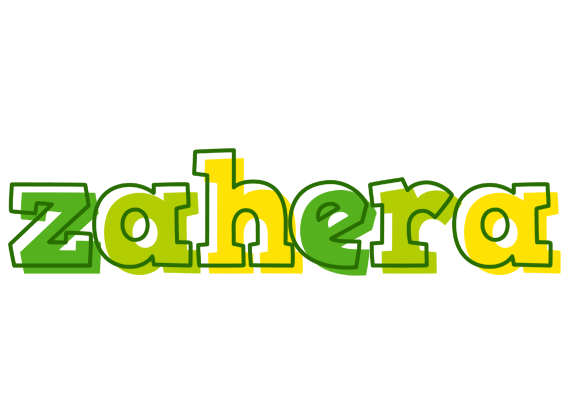 Zahera juice logo