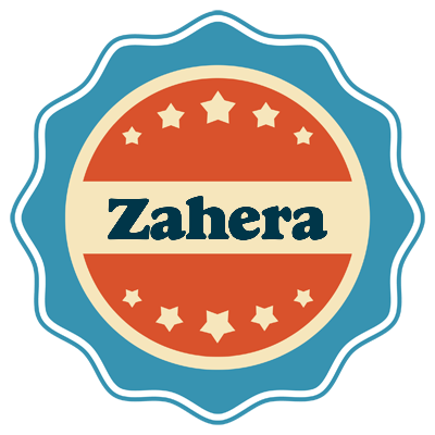 Zahera labels logo