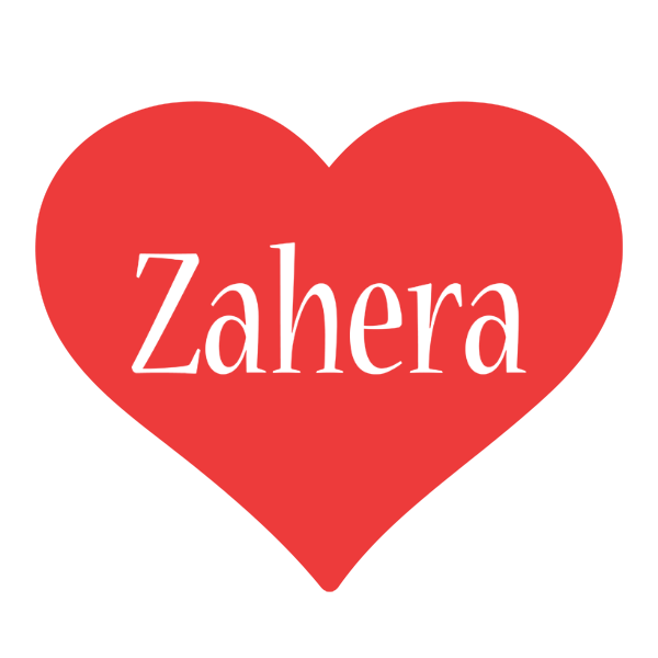 Zahera love logo