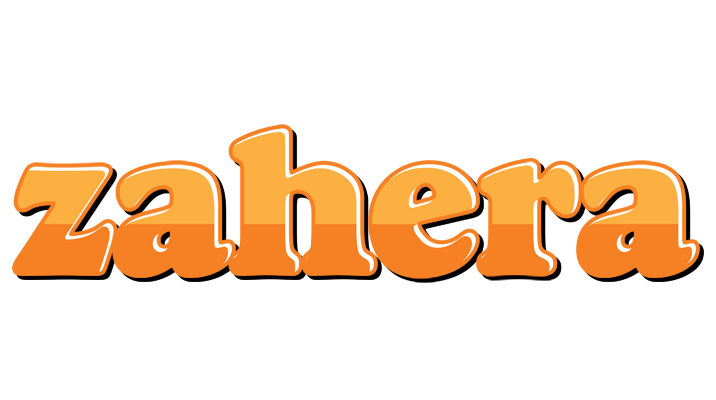 Zahera orange logo