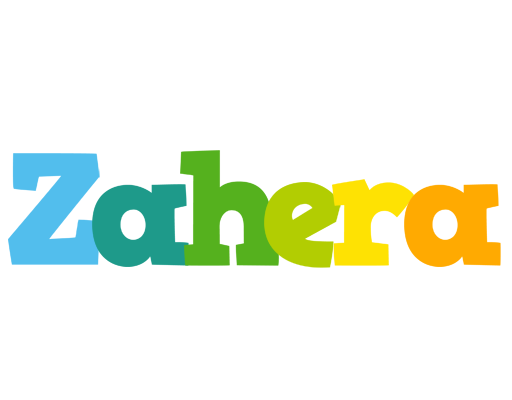 Zahera rainbows logo