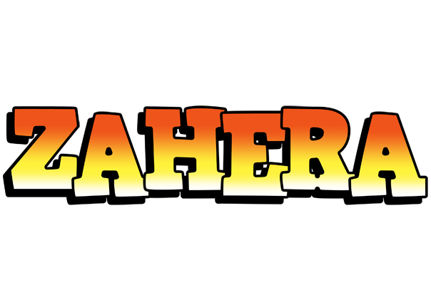 Zahera sunset logo