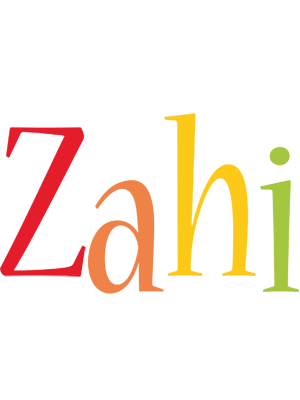 Zahi birthday logo