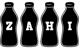 Zahi bottle logo