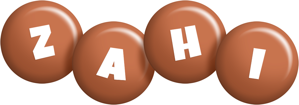 Zahi candy-brown logo