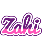 Zahi cheerful logo