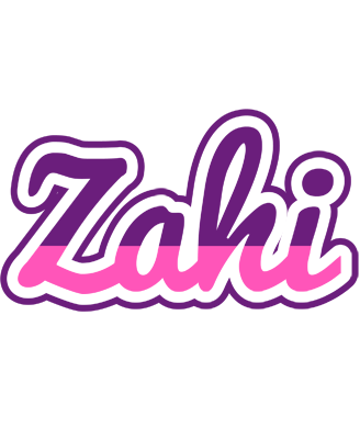 Zahi cheerful logo