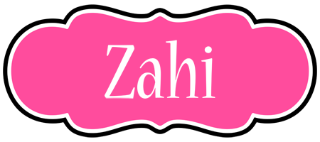 Zahi invitation logo