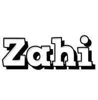 Zahi snowing logo