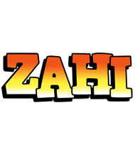 Zahi sunset logo