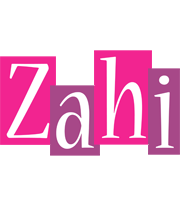 Zahi whine logo