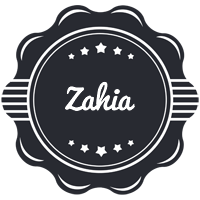 Zahia badge logo