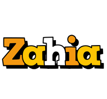 Zahia cartoon logo