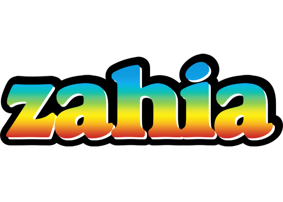 Zahia color logo