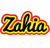 Zahia flaming logo