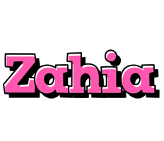 Zahia girlish logo