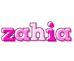 Zahia hello logo