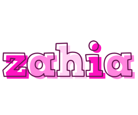 Zahia hello logo
