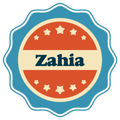 Zahia labels logo