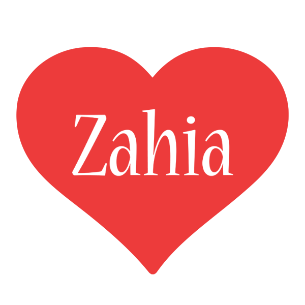 Zahia love logo