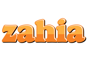 Zahia orange logo