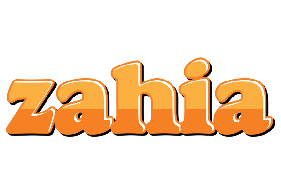 Zahia orange logo