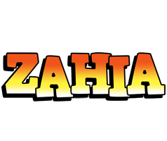 Zahia sunset logo