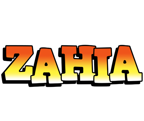 Zahia sunset logo
