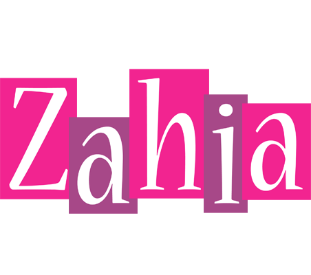 Zahia whine logo