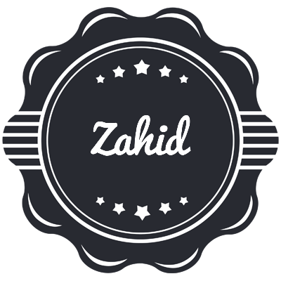Zahid badge logo