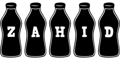 Zahid bottle logo