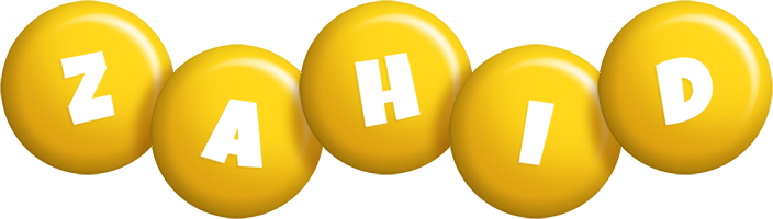 Zahid candy-yellow logo