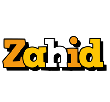 Zahid cartoon logo