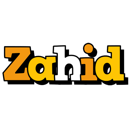 Zahid cartoon logo