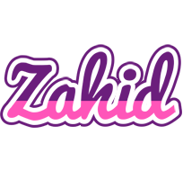 Zahid cheerful logo