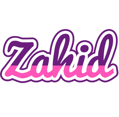 Zahid cheerful logo