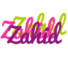 Zahid flowers logo