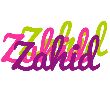Zahid flowers logo